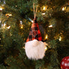 Chicago Bears NFL Plaid Hat Plush Gnome Ornament