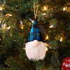 Carolina Panthers NFL Plaid Hat Plush Gnome Ornament