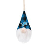 Detroit Lions NFL Plaid Hat Plush Gnome Ornament