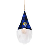 Los Angeles Rams NFL Plaid Hat Plush Gnome Ornament