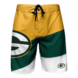 Green Bay Packers NFL Mens Color Dive Boardshorts