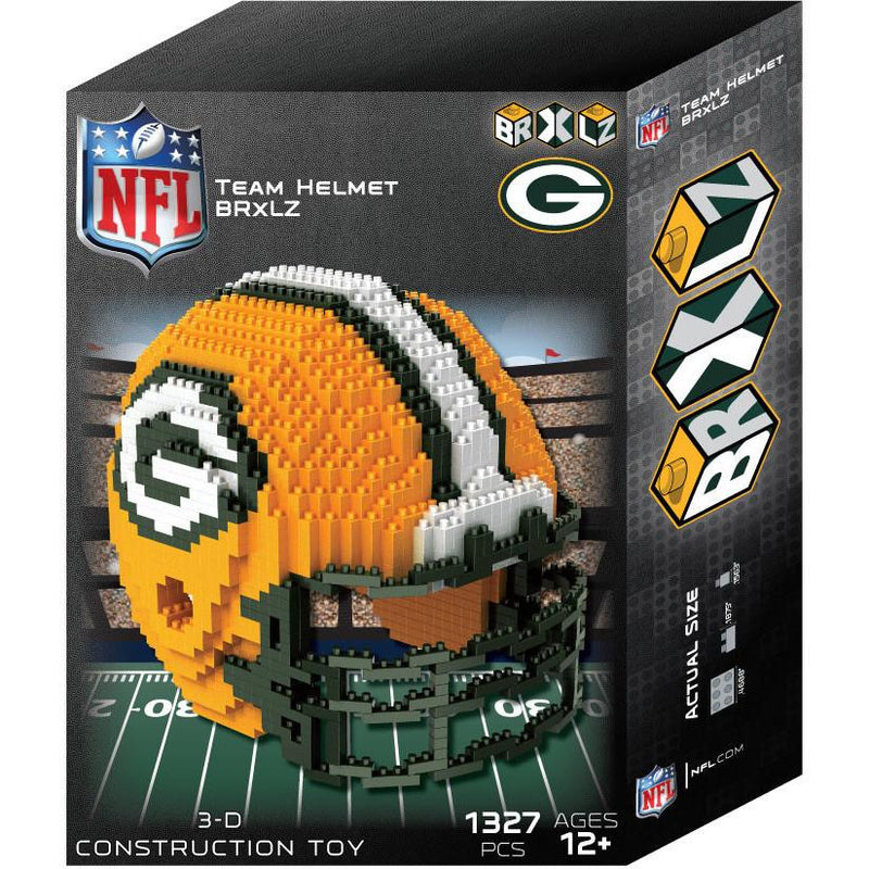 find lego green bay football helmet Green Bay Packers NFL BRXLZ Mini Helmet