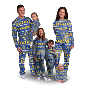 Golden State Warriors NBA Family Holiday Pajamas