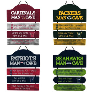 NFL MANCAVE SIGN - Pick Your Team!