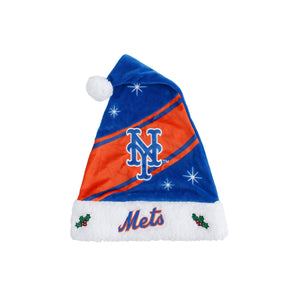 New York Mets MLB High End Santa Hat