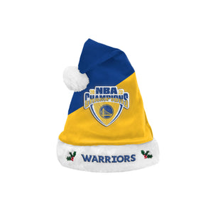 Golden State Warriors 2022 NBA Champions Basic Santa Hat