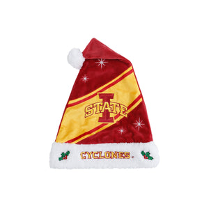 Iowa State Cylcones NCAA High End Santa Hat