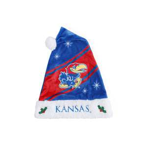 Kansas Jayhawks NCAA High End Santa Hat