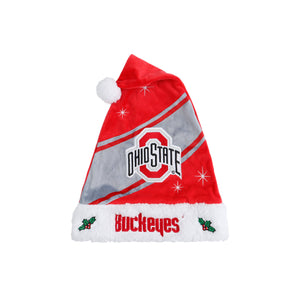 Ohio State Buckeyes NCAA High End Santa Hat