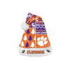 Clemson Tigers NCAA Busy Block Family Holiday Santa Hat