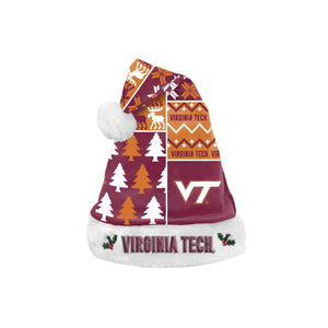 Virginia Tech Hokies NCAA Busy Block Family Holiday Santa Hat