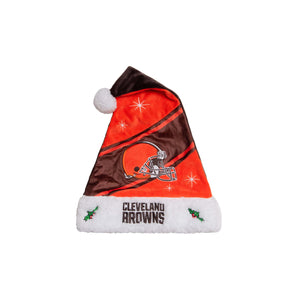 Cleveland Browns NFL High End Santa Hat