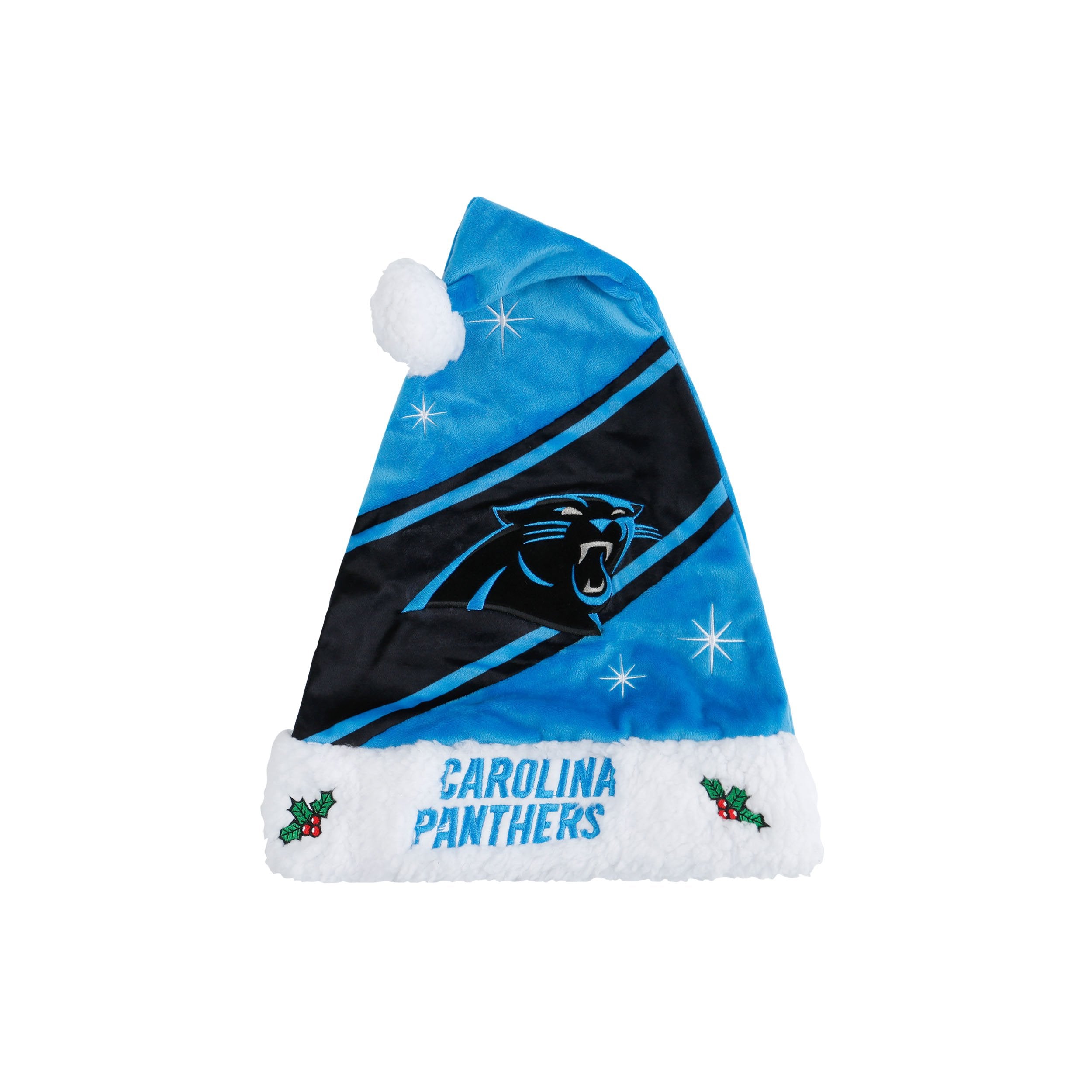 Carolina Panthers Colour Block Christmas Santa Hat