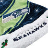 Seattle Seahawks NFL High End Santa Hat