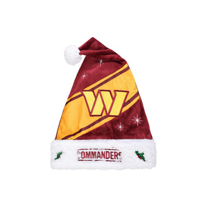 Washington Commanders NFL High End Santa Hat