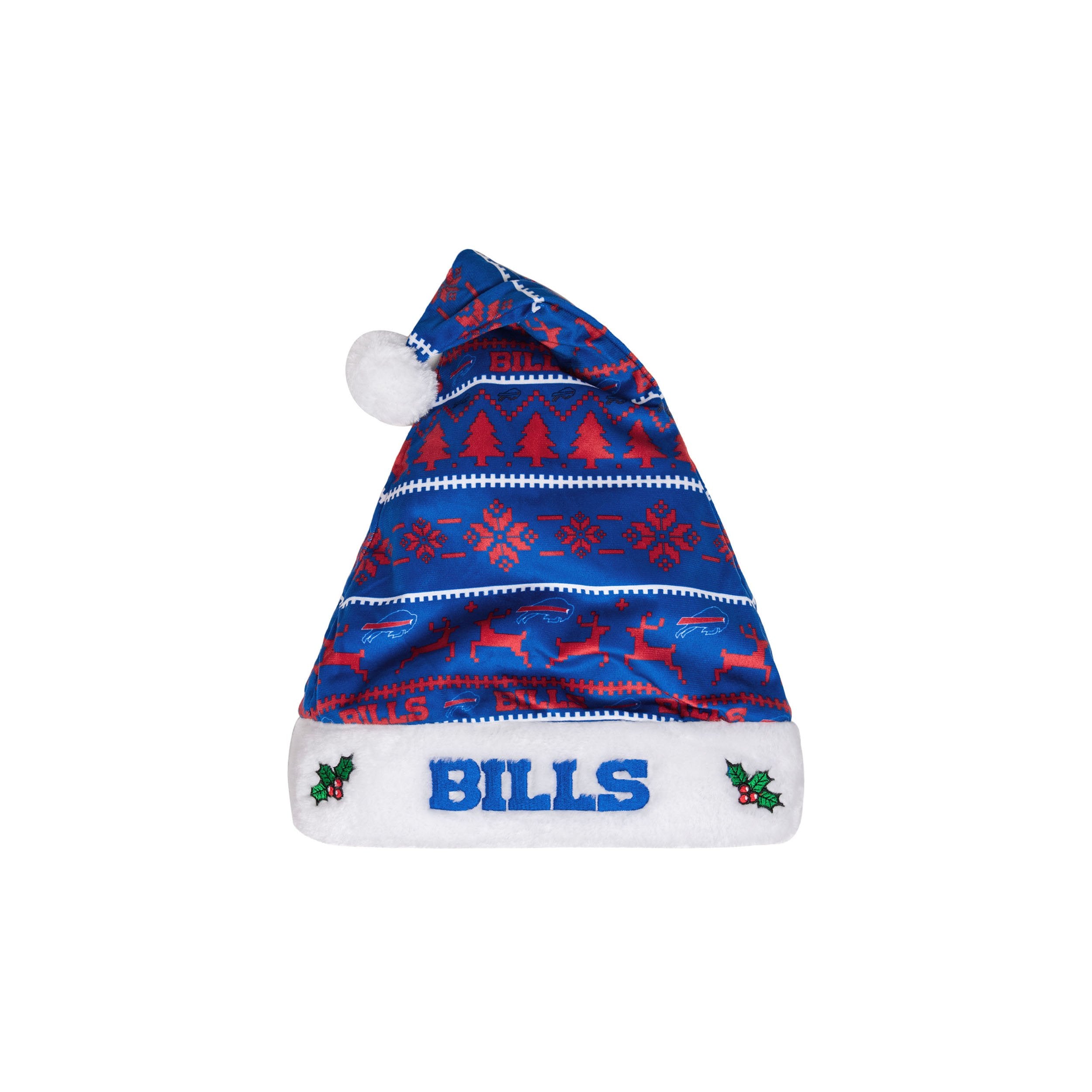 Buffalo Bills Youth Plaid Family Holiday Pajamas FOCO