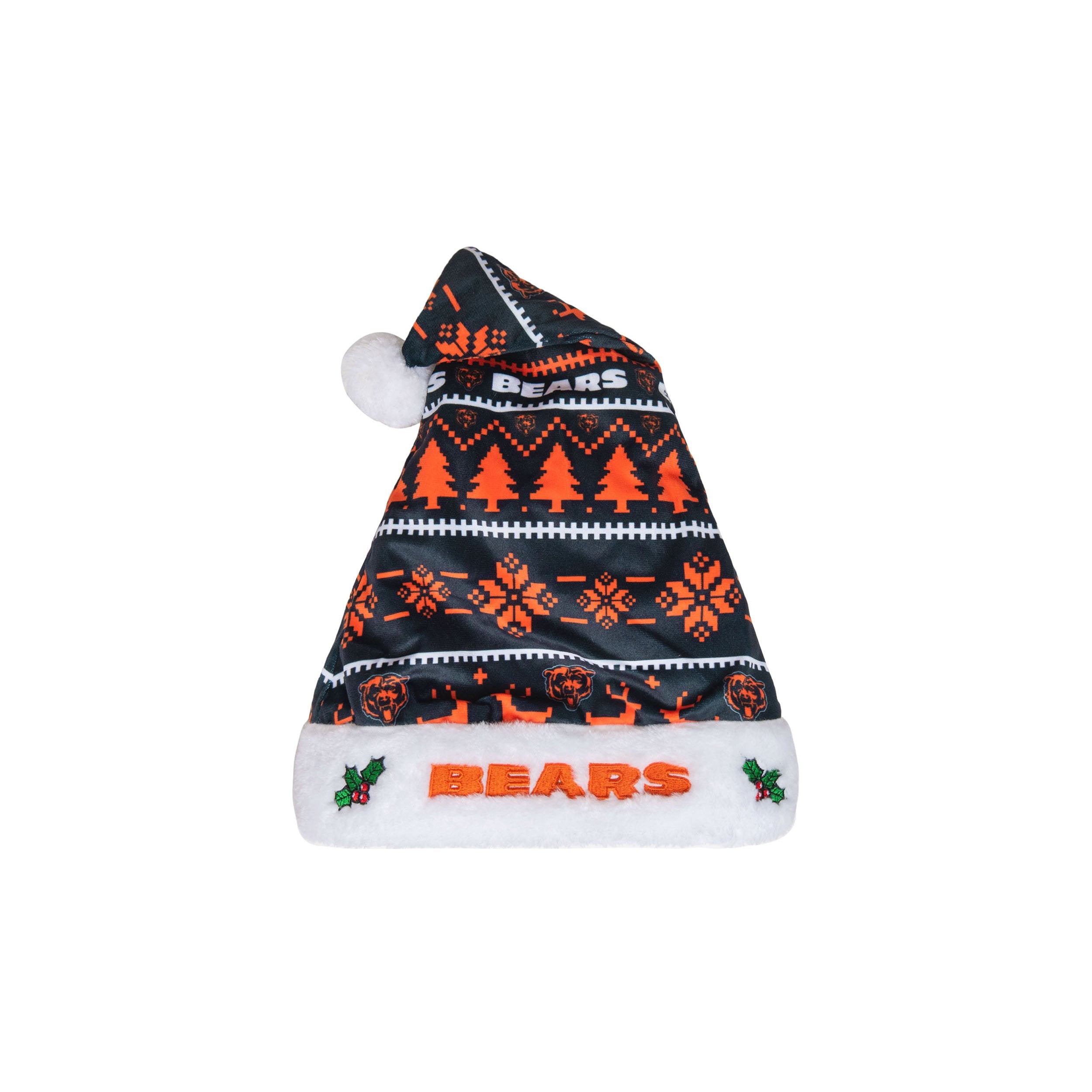 Chicago Bears NFL Family Holiday Santa Hat