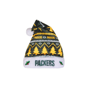 Green Bay Packers NFL Family Holiday Santa Hat
