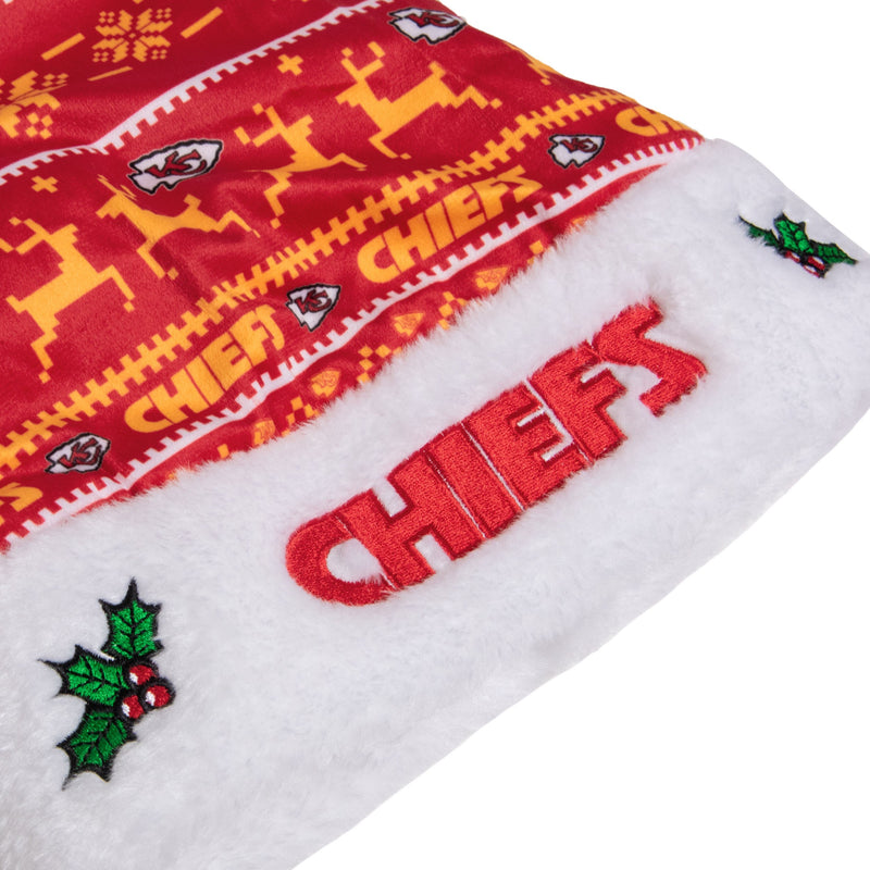 kansas city chiefs santa hat