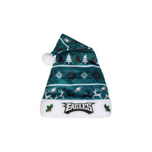 Philadelphia Eagles NFL Family Holiday Santa Hat