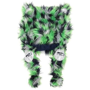 Seattle Seahawks Fluffy Plush Hat