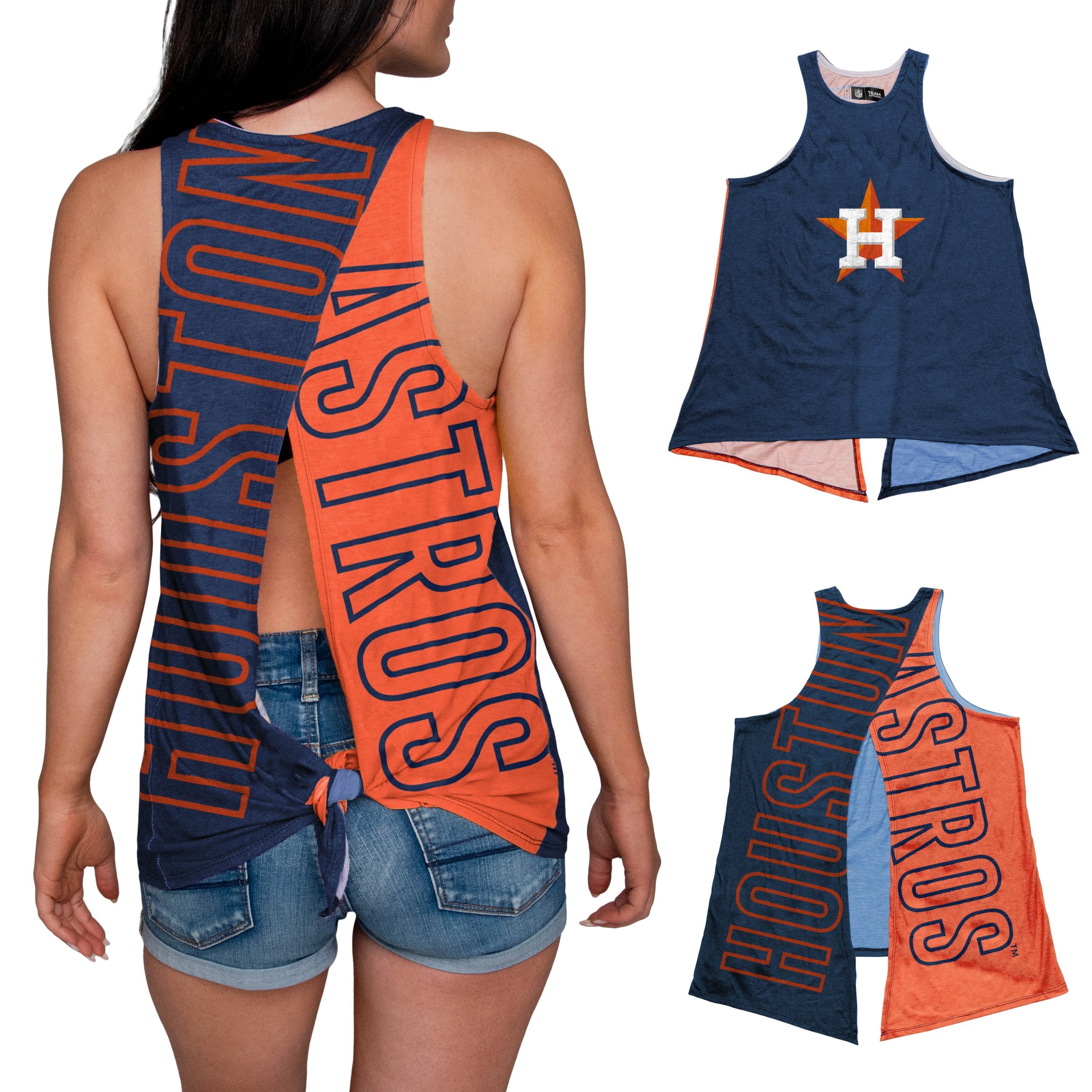 Detroit Tigers MLB Womens Tie-Breaker Sleeveless Top