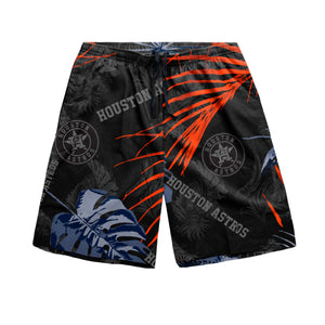 Houston Astros MLB Mens Neon Palm Shorts