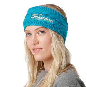 Miami Dolphins NFL Womens Knit Fit Headband
