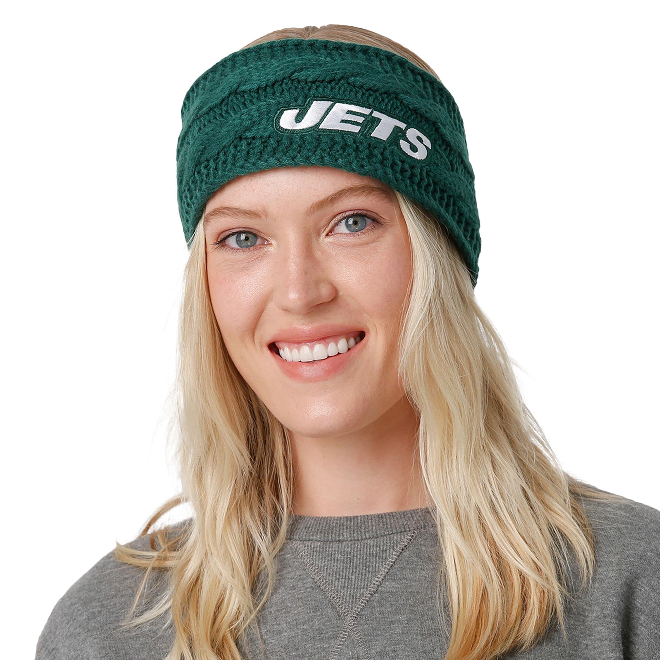 New York Jets NFL Womens Knit Fit Headband