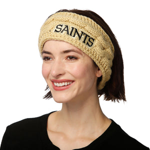 New Orleans Saints NFL Womens Knit Fit Headband