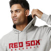 Boston Red Sox MLB Mens Gray Woven Hoodie