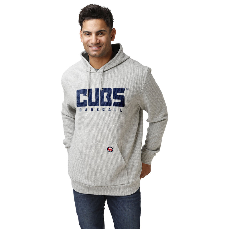 Nike Baseball (MLB Chicago Cubs) Men's 3/4-Sleeve Pullover Hoodie