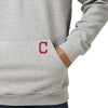 Cleveland Guardians MLB Mens Original Gray Woven Hoodie