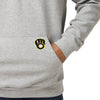 Milwaukee Brewers MLB Mens Gray Woven Hoodie