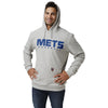 New York Mets MLB Mens Gray Woven Hoodie