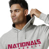 Washington Nationals MLB Mens Gray Woven Hoodie