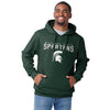 Michigan State Spartans NCAA Mens Solid Hoodie