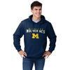 Michigan Wolverines NCAA Mens Solid Hoodie