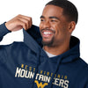 West Virginia Mountaineers NCAA Mens Solid Hoodie