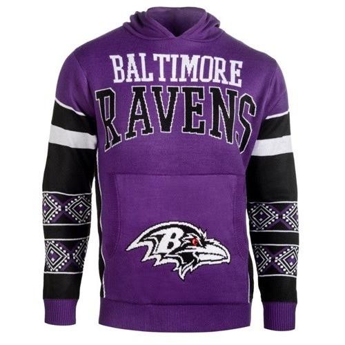 Baltimore Ravens Big Logo Hooded Sweatshirt