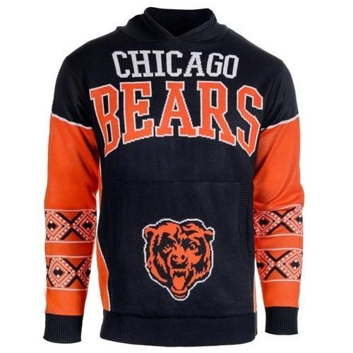 Chicago Bears Big Logo Hooded Sweatshirt