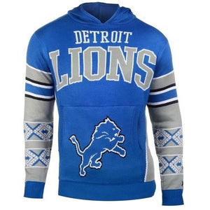 Detroit Lions Big Logo Hooded Sweater