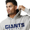 New York Giants NFL Mens Gray Woven Hoodie