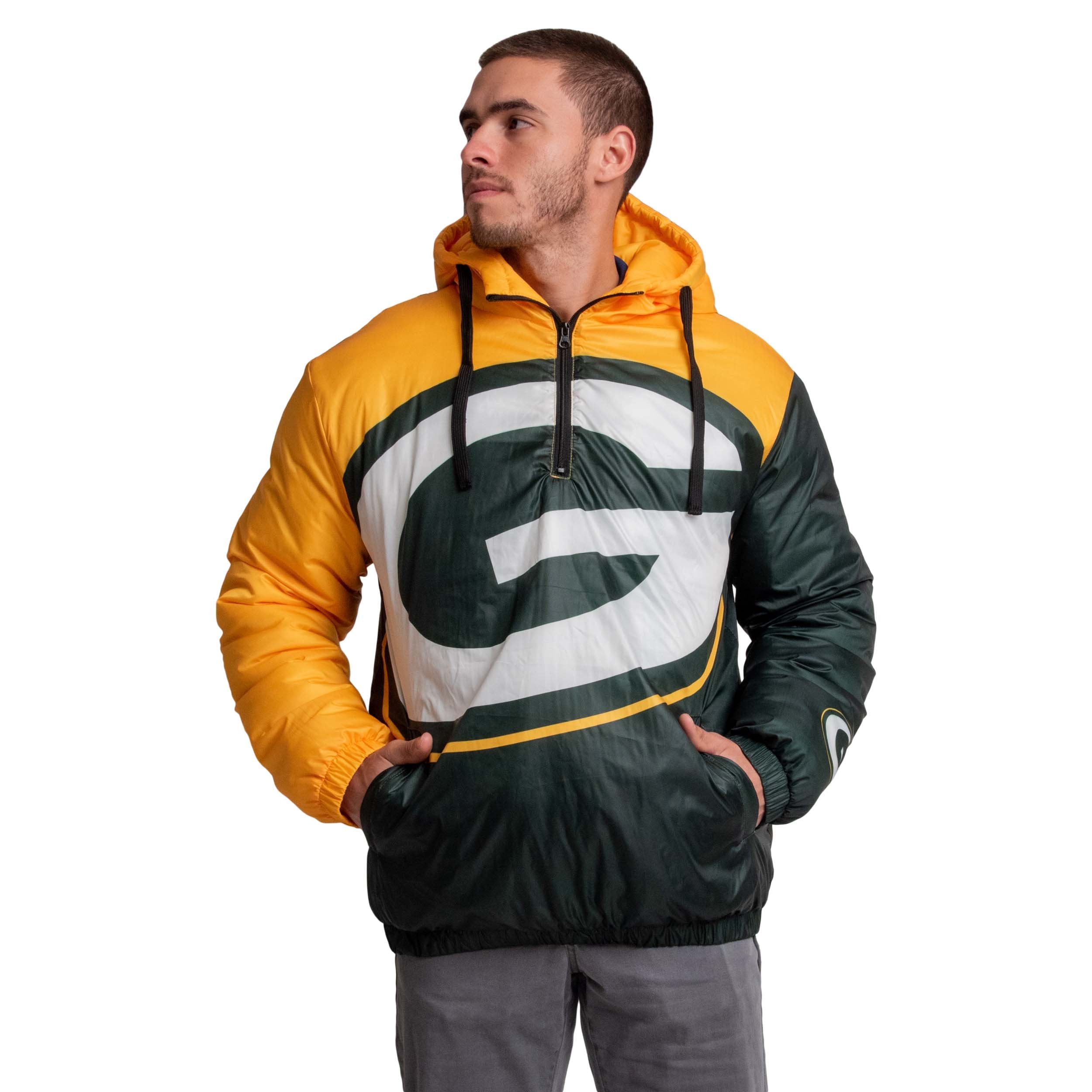 Green Bay Packers Puffer Hooded Jacket