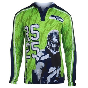 Seattle Seahawks Sherman R. #25 Polyester Player Hoody Tee