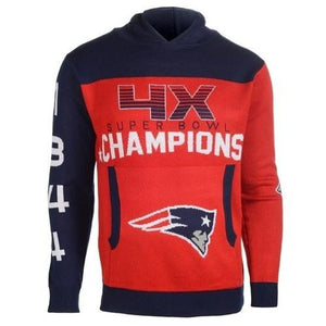 New England Patriots Super Bowl Commemorative Acrylic Hoody
