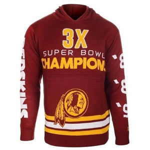 Washington Redskins Super Bowl Commemorative Acrylic Hoody