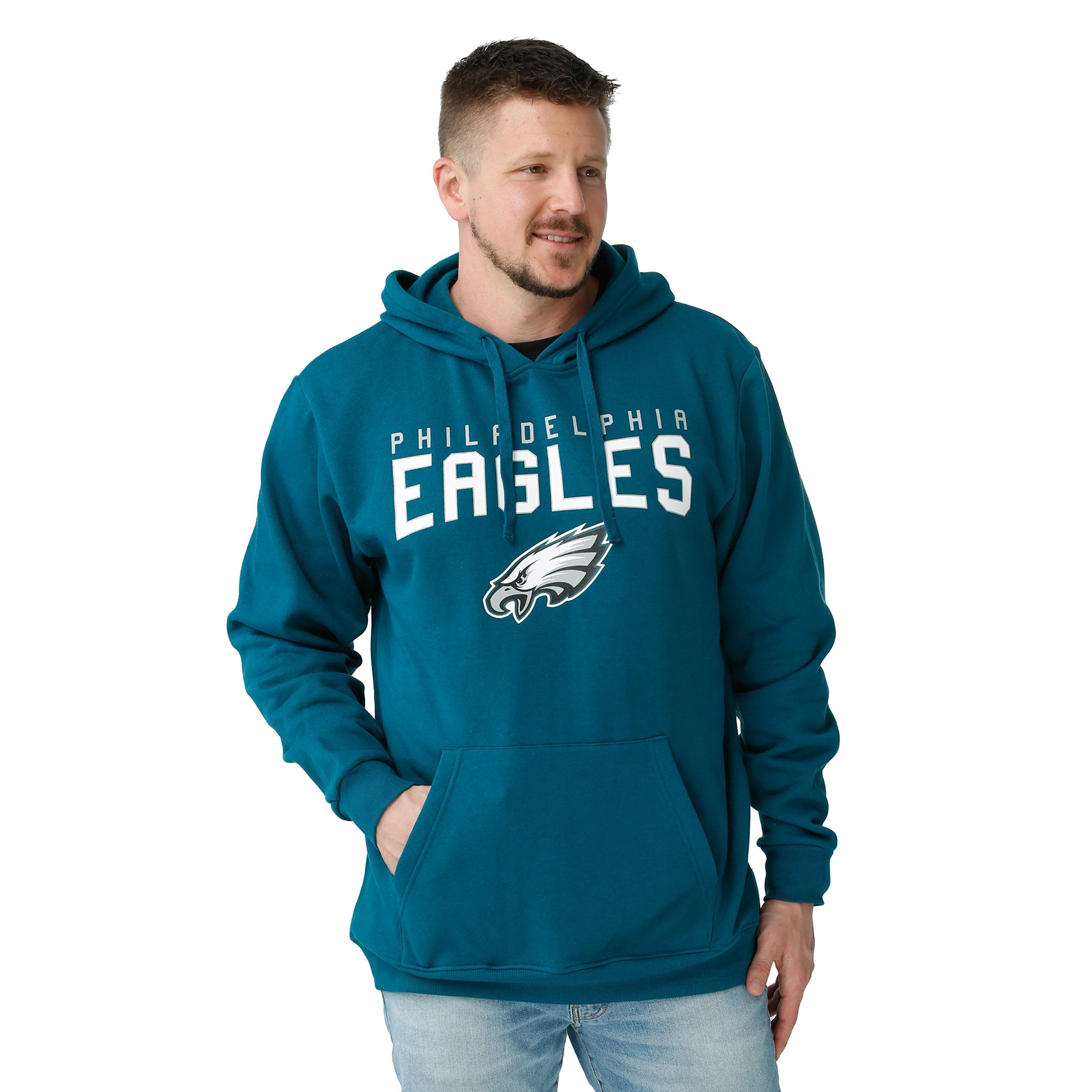 FOCO Philadelphia Eagles NFL Mens Solid Hoodie