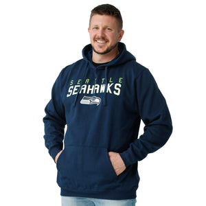 Seattle Seahawks NFL Mens Solid Hoodie