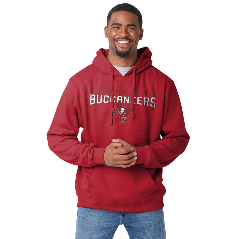 MLB Men's St. Louis Cardinals Red Colorblock Pullover Hoodie